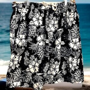 Swim Shorts 40-42 XL Resort Wear Beach Lounge Dad 90s Swim Trunks Blue